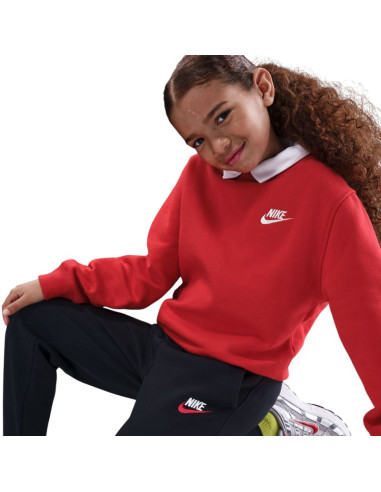 Spodnie dla dzieci nike sportswear club fleece czarne fd3008 015