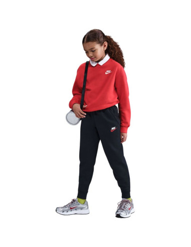 Spodnie dla dzieci nike sportswear club fleece czarne fd3008 015