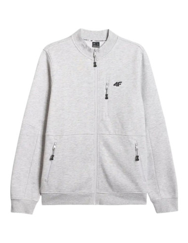 Bluza męska 4f m2547 chłodny jasny szary melanż 4fwmm00tswsm2547 27m