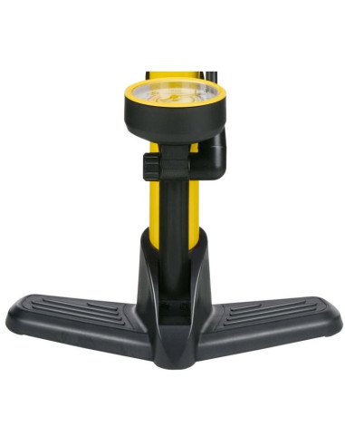 Pompka warsztatowo rowerowa dunlop 230psi (16bar) z manometrem żółty