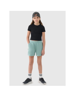 Dziewczęce spodenki dresowe 4f 4fjwss25tshof470-47s