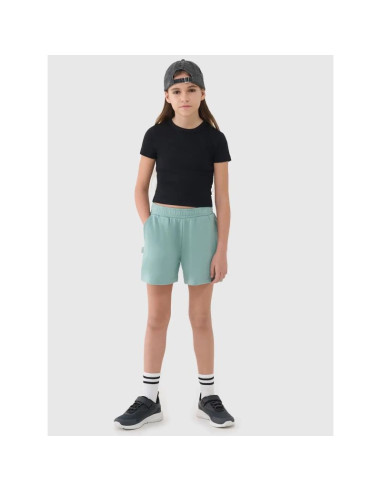 Dziewczęce spodenki dresowe 4f 4fjwss25tshof470-47s