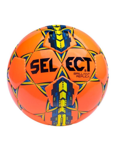 Select piłka nożna brillant replica 3 pomarańczowo/żółta