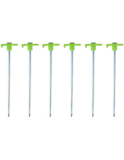 Śledzie do namiotu 19cm kpl. 6szt metal plastik camp active
