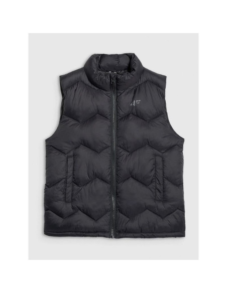 Bezrękawnik puchowy z wypełnieniem syntetycznym chłopięcy 4f 4fjraw25tvjam325-20s