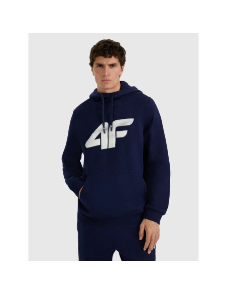 Bluza dresowa nierozpinana z kapturem męska 4f 4frmm00tswsm2477-31s