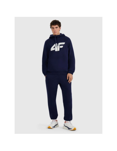 Bluza dresowa nierozpinana z kapturem męska 4f 4frmm00tswsm2477-31s