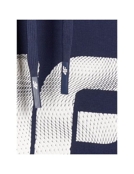 Bluza dresowa nierozpinana z kapturem męska 4f 4frmm00tswsm2477-31s