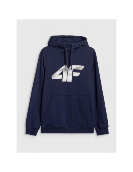 Bluza dresowa nierozpinana z kapturem męska 4f 4frmm00tswsm2477-31s