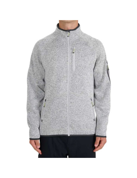 Polar męski 4f m443 chłodny jasny szary melanż 4fwss26tflem443 27m