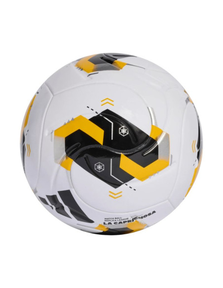 Piłka nożna adidas sacramento kings league biało-czarno-żółta ke8229