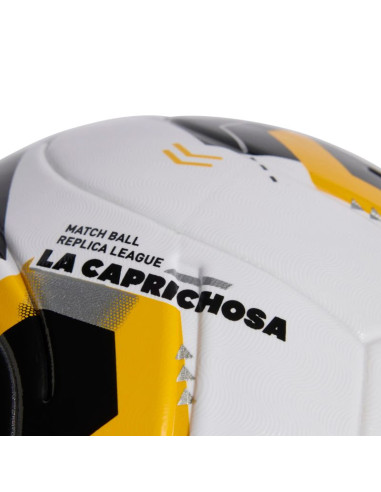 Piłka nożna adidas sacramento kings league biało-czarno-żółta ke8229