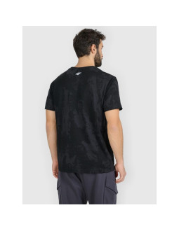 T-shirt regular z nadrukiem męski 4f 4fraw25ttshm3385-20a 2