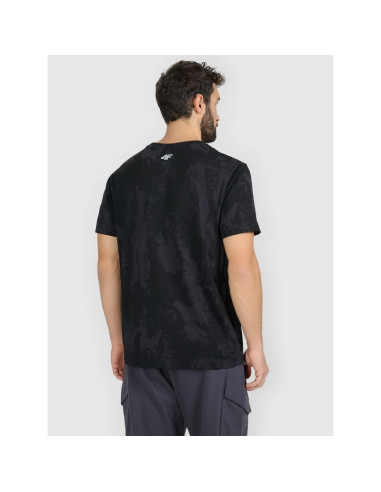T-shirt regular z nadrukiem męski 4f 4fraw25ttshm3385-20a