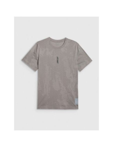 T-shirt regular z nadrukiem męski 4f 4fraw25ttshm3385-27a