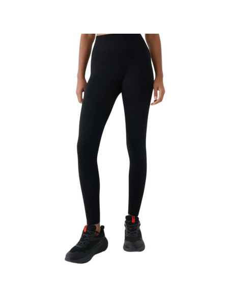 Legginsy damskie 4f fnk f420 głęboka czerń 4fwss26tftif420 20s