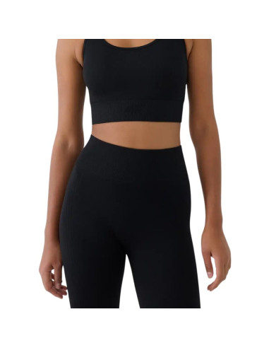 Legginsy damskie 4f fnk f420 głęboka czerń 4fwss26tftif420 20s