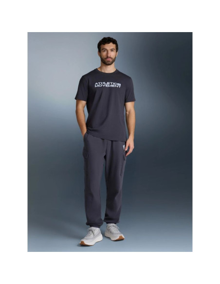 T-shirt regular z nadrukiem męski 4f 4fraw25ttshm3384-22s