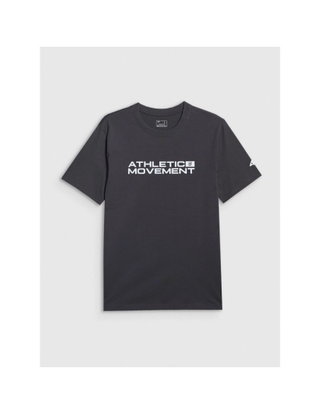 T-shirt regular z nadrukiem męski 4f 4fraw25ttshm3384-22s