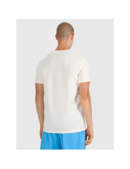 T-shirt regular z nadrukiem męski  4f 4frss25ttshm2846-12s 2