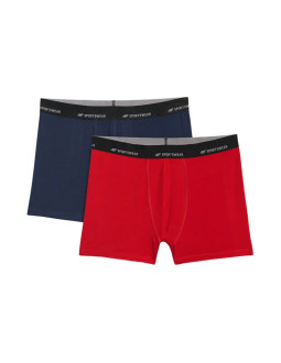 Bokserki męskie 4f m080 2-pak multikolor 4fwmm00ubxsm080 90s