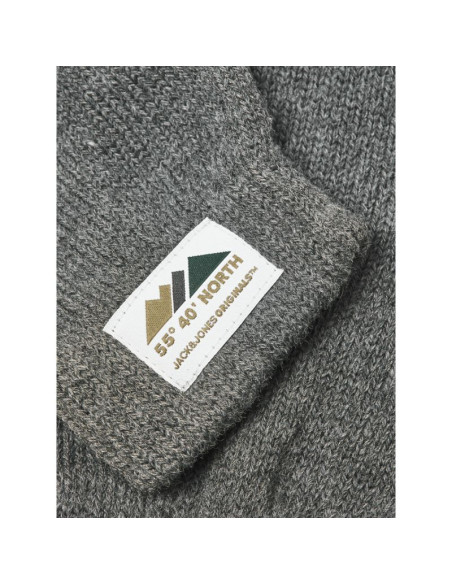 Jack&jones rękawiczki 12264107 grey