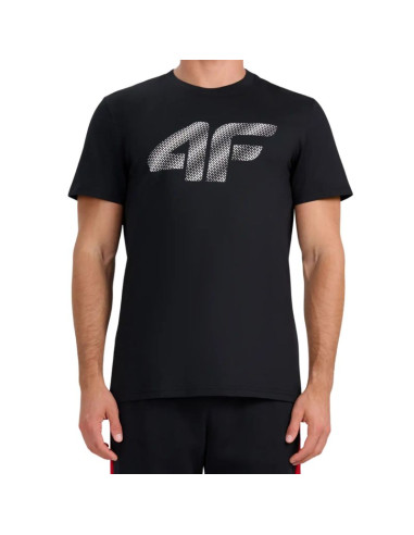 Koszulka męska 4f m3342 głęboka czerń 4fwmm00ttshm3342 020s