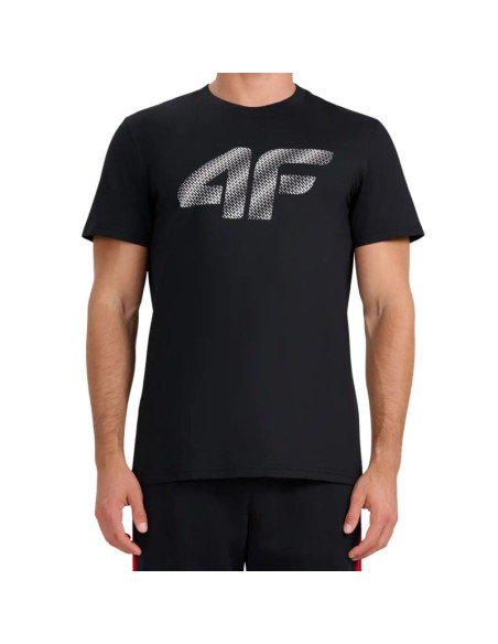 Koszulka męska 4f m3342 głęboka czerń 4fwmm00ttshm3342 020s