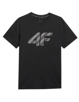 Koszulka męska 4f m3342 głęboka czerń 4fwmm00ttshm3342 020s 2