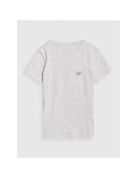 T-shirt slim gładki damski 4f 4fwmm00ttshf2673-27m