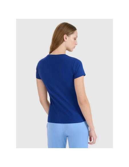 T-shirt slim gładki damski 4f 4fwmm00ttshf2673-31s