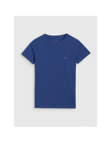 T-shirt slim gładki damski 4f 4fwmm00ttshf2673-31s