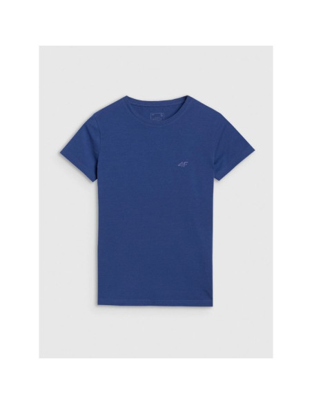 T-shirt slim gładki damski 4f 4fwmm00ttshf2673-31s