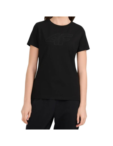 Koszulka damska 4f f3309 głęboka czerń 4fwmm00ttshf3309 20s