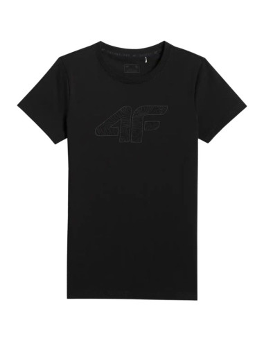 Koszulka damska 4f f3309 głęboka czerń 4fwmm00ttshf3309 20s