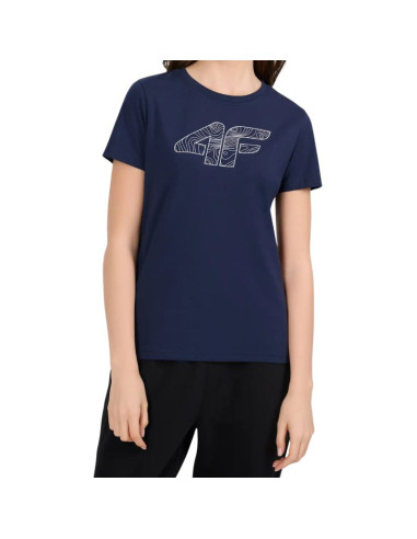 Koszulka damska 4f f3309 granatowa 4fwmm00ttshf3309 31s