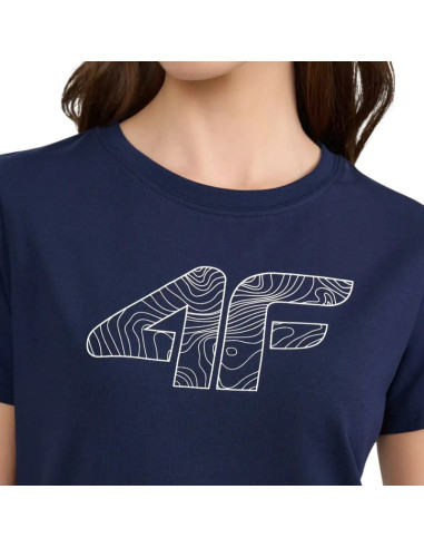 Koszulka damska 4f f3309 granatowa 4fwmm00ttshf3309 31s