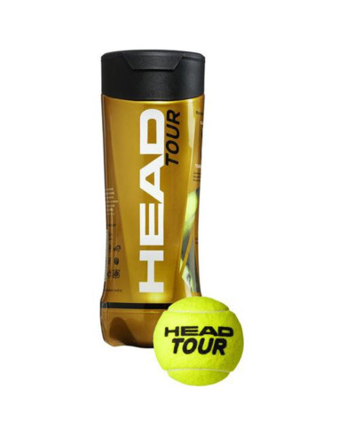 Piłki do tenisa ziemnego head tour 3szt 570703