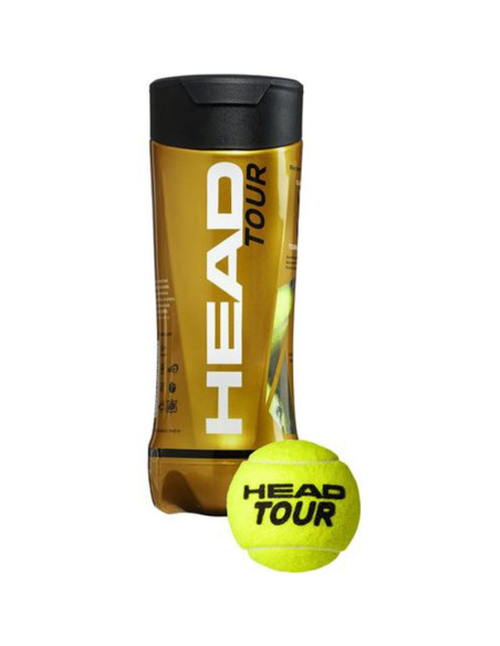 Piłki do tenisa ziemnego head tour 3szt 570703
