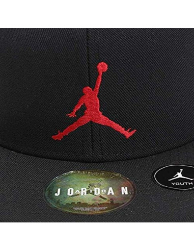 Czapka z daszkiem bejsbolowa air jordan snapback for kids czarna - 9a1795-kr5