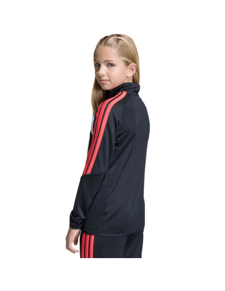 Bluza dla dzieci adidas tiro 26 league training top czarno-biało-czerwona jy7159