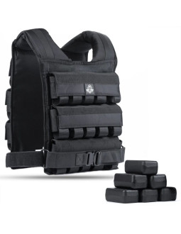 Kamizelka treningowa obciążeniowa 30 kg z bloczkami w30b | dbx bushido 2
