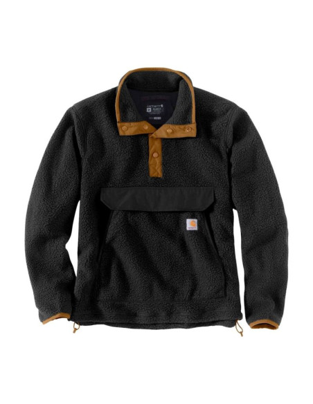 Polar carhartt relaxed fit fleece pullover - black rozmiar: m