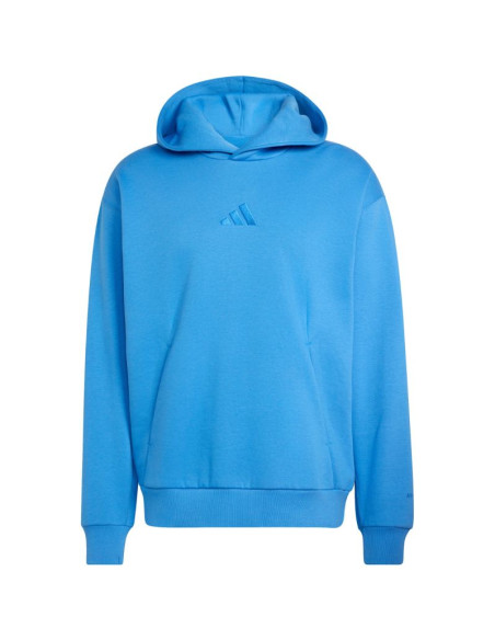 Bluza męska adidas all szn fleece hoodie niebieska kc3182
