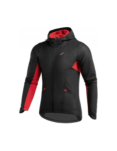 Rockbros sportowa kurtka zimowa unisex czarna l