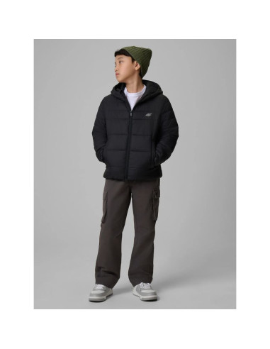 Kurtka z wypełnieniem syntetycznym chłopięca 4f 4fjwss26tdjam0741-20s