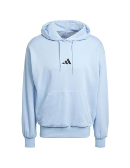 Bluza męska adidas essentials feelcozy hoodie błękitna in6064 2