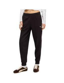 Spodnie damskie puma ess graphic animal comfort czarne 692464 01