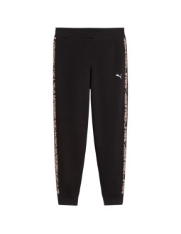 Spodnie damskie puma ess graphic animal comfort czarne 692464 01 2