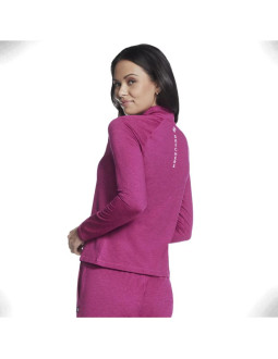 Skechers skech-knits ultra go 1/4 zip lt4-pnk różowe s 2